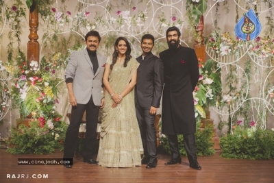 Venkatesh Daughter Asritha and Vinayak Reddy Wedding Reception - 2 of 3