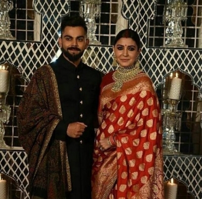 Virat and Anushka Reception Photos - 3 of 10