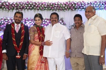Jayalakshmi and Vinay Kumar Chowdhary Wedding Reception - 27 of 37