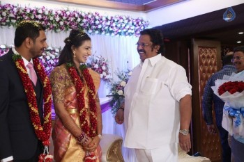Jayalakshmi and Vinay Kumar Chowdhary Wedding Reception - 31 of 37