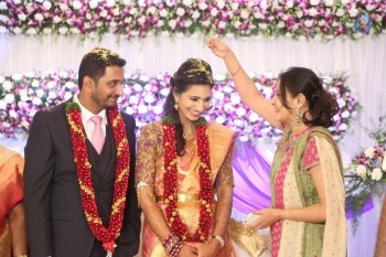 Jayalakshmi and Vinay Kumar Chowdhary Wedding Reception - 36 of 37