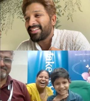 Allu Arjun Makes Young Fan Shraddha Dream Come True