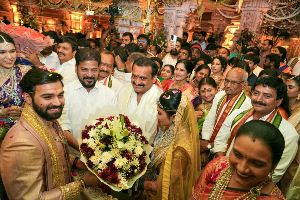 Celebrities grace Bandla Ganesh daughter wedding