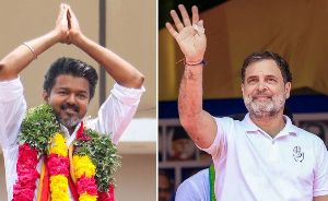 Congress showing stars to Vijay