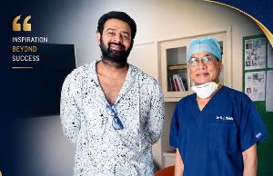 Fans worried as Prabhas pic with surgeon goes viral