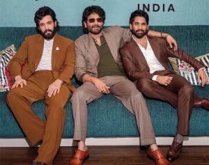 Nagarjuna along with Naga Chaitanya, Akhil wows in Variety