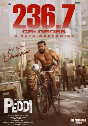 Peddi Three Days Gross Crosses 235 Crores