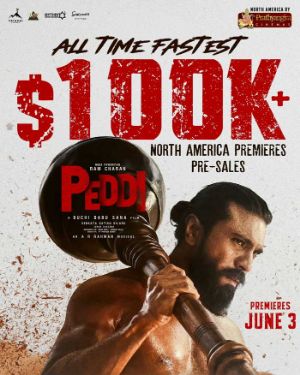 Ram Charan Peddi Breaks North America Pre-Sale Record In Just 4 Hours