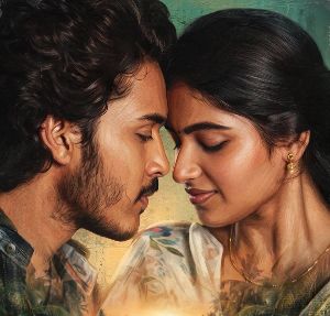 Thella Kaagitham First Look Out With Harsh Roshan And Nakshatra  