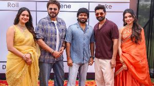 Venkatesh - Kalyan Ram shoot for a crazy song