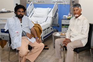 Pawan Kalyan Surgery: Chandra Babu consoles