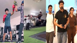 Kalyan Ram son showcases his kickboxing skills