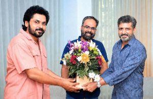 Karthi teaming with Mohan Raja