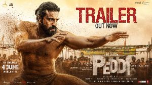 Peddi Trailer: Ram Charan shows Pogaru in sports