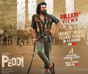 Peddi Hits Century Views In One Day