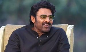 Prabhas braving scorching sun