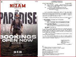 The Pardise Nizam Bookings Opened With Hiked Ticket Rates