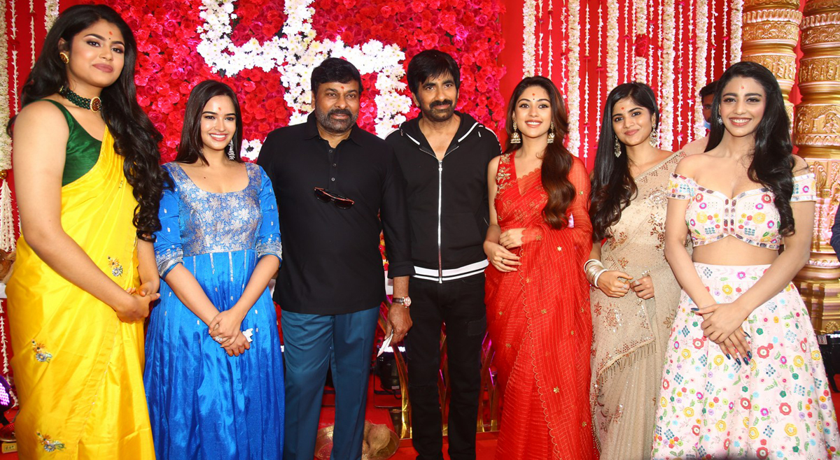 Raviteja's Ravanasura launched in style | cinejosh.com