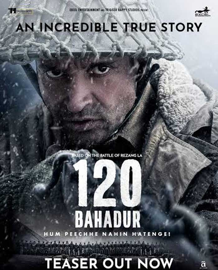 120 Bahadur Reveals Teaser Of Indian Army Legendary Battle