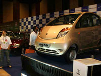 Auto show exclusive display of Heritage cars and Heritage bi