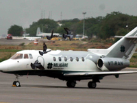 Begumpet Airport in Hyderabad on Monday