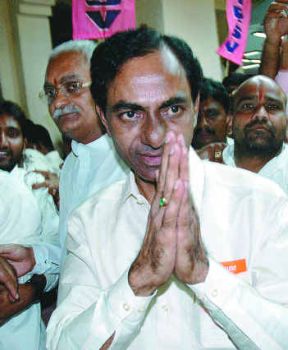 TRS MLAs ask Sabita  to upgrade security to KCR