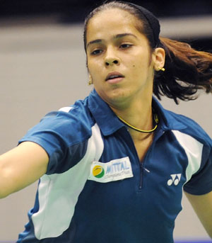 Saina moves to round three 