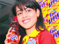 Similarity between Genelia and Fanta