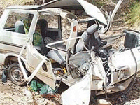  15 killed in two road mishaps