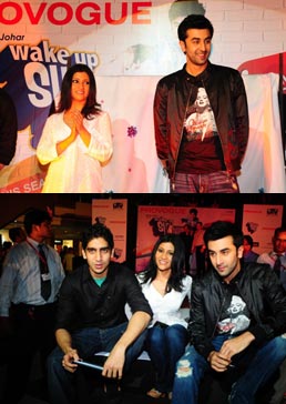 Ranbir & Konkana sen @ Sid Fashion Show