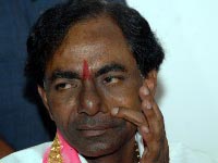 KCR  arrested amidst  tension