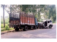 Eight  killed  in road accident