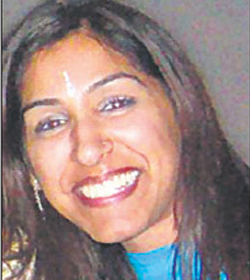 Beautiful Indian receptionist murdered in London.