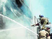 Fire mishap in Assembly Canteen