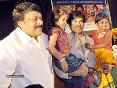 Chiru & Charan broke the silence.