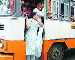 No to bus tickets,free journey in Telangana: Harish Rao.