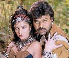 Rambha seeing Chiru in her would be husband?