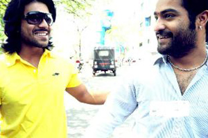 Ramcharan, Junior NTR fighting for image!