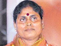 Vijayamma takes oath as MLA