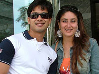 Kareena and Shahid break the ice