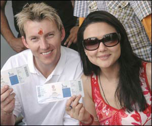 Preity & Brett Lee in Midnight Masala