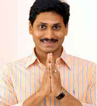 YS Jagan in point blank range