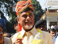 Cong ruined farmers in state: Naidu