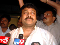 Chiranjeevi in Delhi on mission