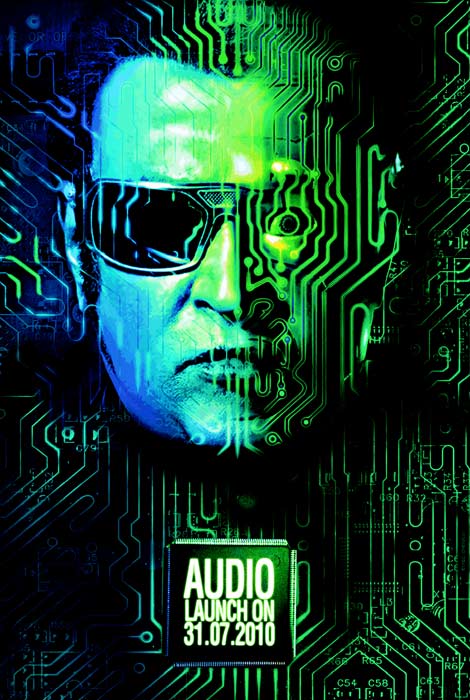 Rajini's Electrifying Circuit Board Look