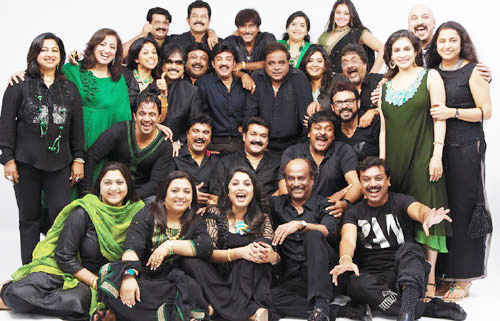 Chiru & Venky attend Suhasini's 'Reunion'