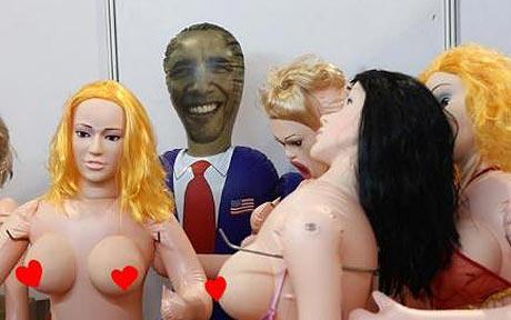 Barack Obama in Blow-Up Sex Doll