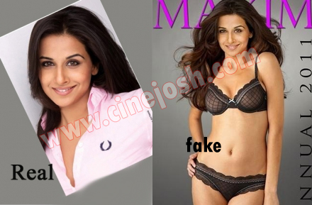 How Vidya Balan bikini photo was morphed?