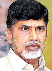 Lands allotted in return for Jagan's Bangalore 'palace': Babu