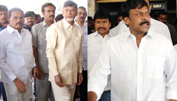 Babu, Chiru visit care, demand action against attackers